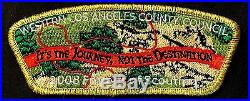 Western Los Angeles County Council Oa Malibu 566 2008 Fos Flap Patch Csp