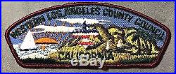 Western Los Angeles County Council Oa Malibu 566 Rare Variety Flap Patch Csp