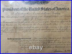 WILLIAM McKINLEY INFAMOUS L. A SHERIFF John Cline Appointment 1899 Signed