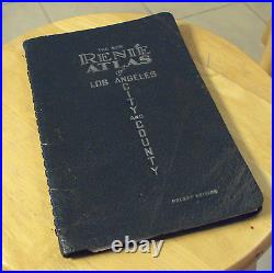 WWII Era 1944 Pocket EditionThe NEW RENIE ATLAS of LOS ANGELESCity/County