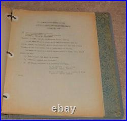 WW II Los Angeles County binder Civil Defense fantastic! Many documents, address