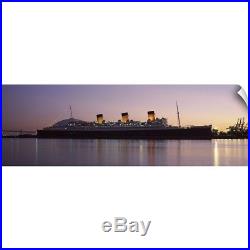 Wall Decal entitled RMS Queen Mary in an ocean, Long Beach, Los Angeles County