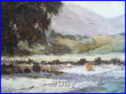 Walter Johansen, Listed California Calif Plein Air Impressionist Creek Landscape