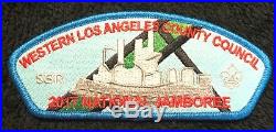 Western Los Angeles County Oa Malibu 566 2017 Jamboree Monopoly Blue 7-patch Set
