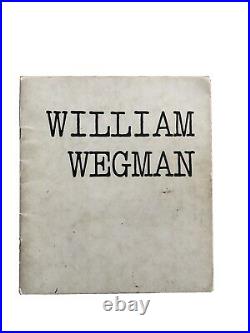 William Wegman, Los Angeles County Museum Of Art, 1973