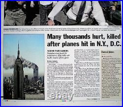 World Trade Center 9/11 2001 1st Headline Newspaper Ventura County Star WTC VTG