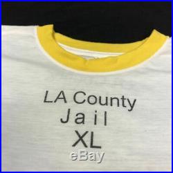 XL Used Real Thing La County Jail Los Angeles Prison Ringer T-Shirt USA