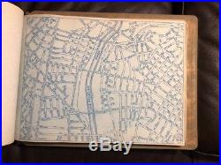 X RARE 1930s OFFICIAL POST OFFICE ATLAS MAP BOOK LOS ANGELES CITY COUNTY CAL USA
