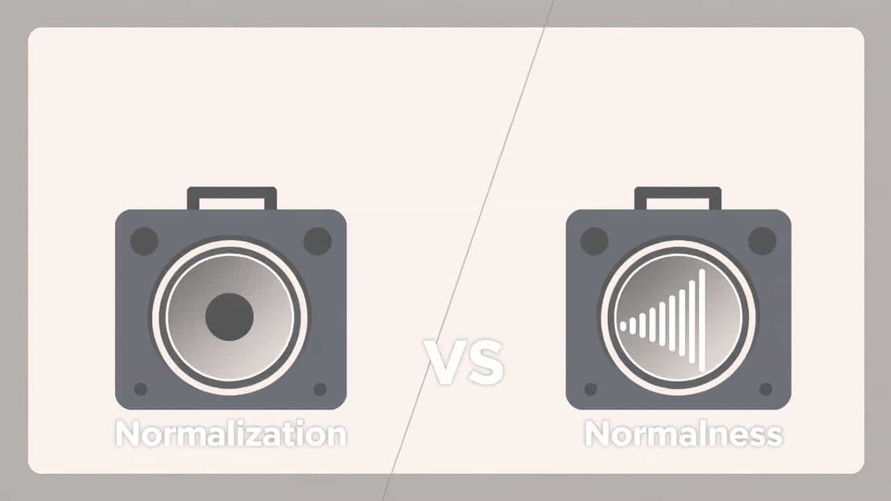Normalization Vs Loudness Normalization