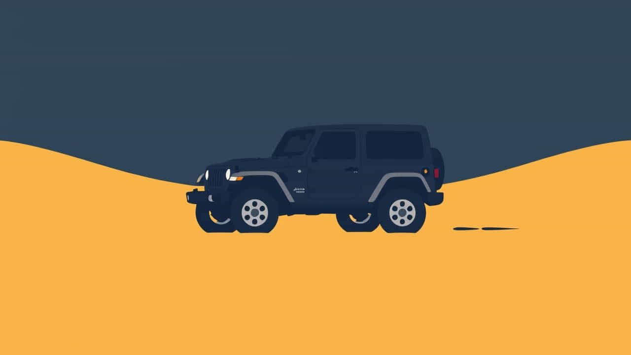 On A Jeep Wrangler