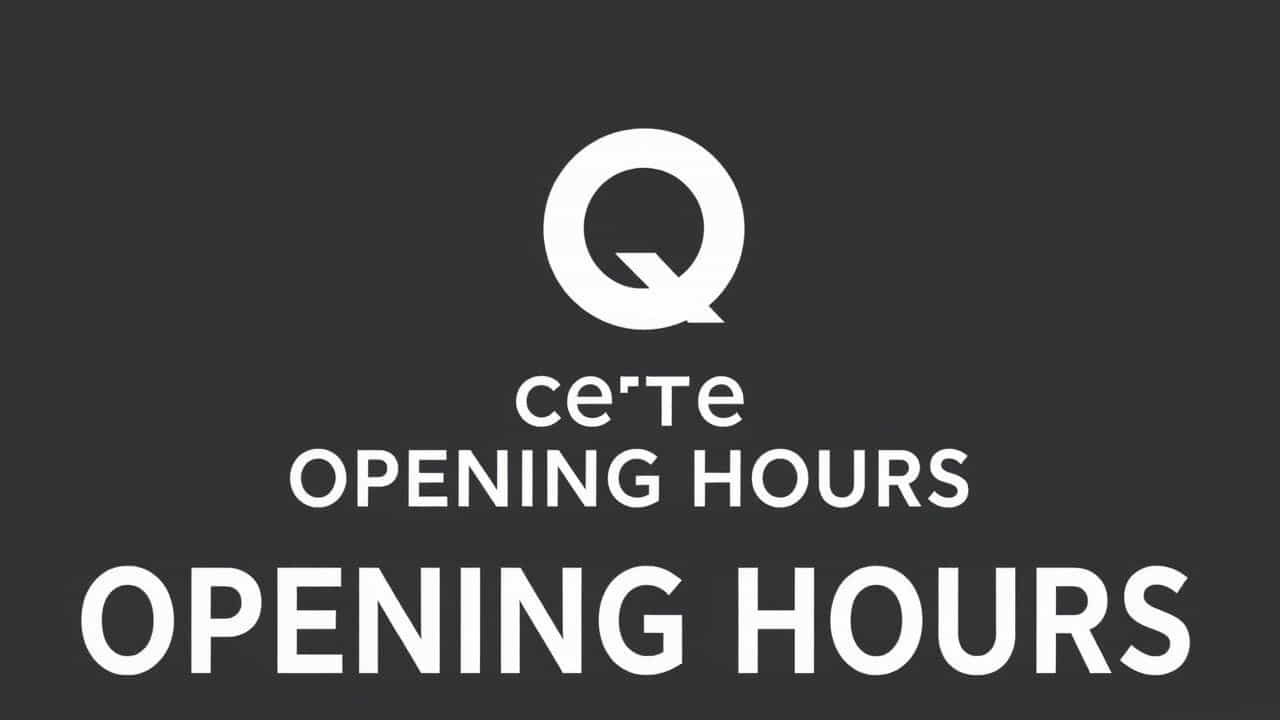 Q Centre Opening Hours