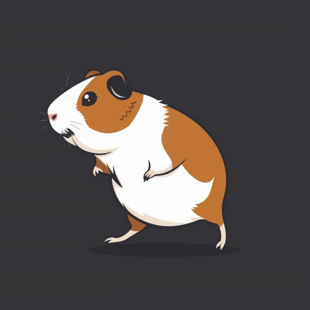 Guinea Pig Rumble Strutting Female