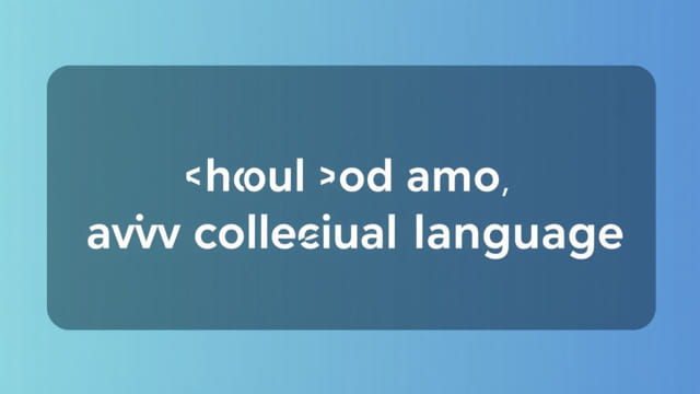 You Should Avoid Colloquial Language