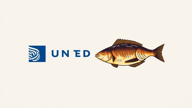 United Airlines Seared Turbot