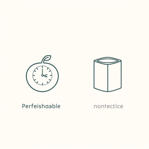 What Is The Difference Between Perishable And Nonperishable Food?