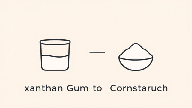 Xanthan Gum To Cornstarch Ratio