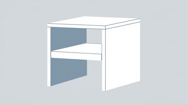 Bedside Table with Drawer