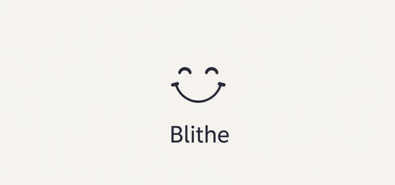 Blithe Meaning in Kannada