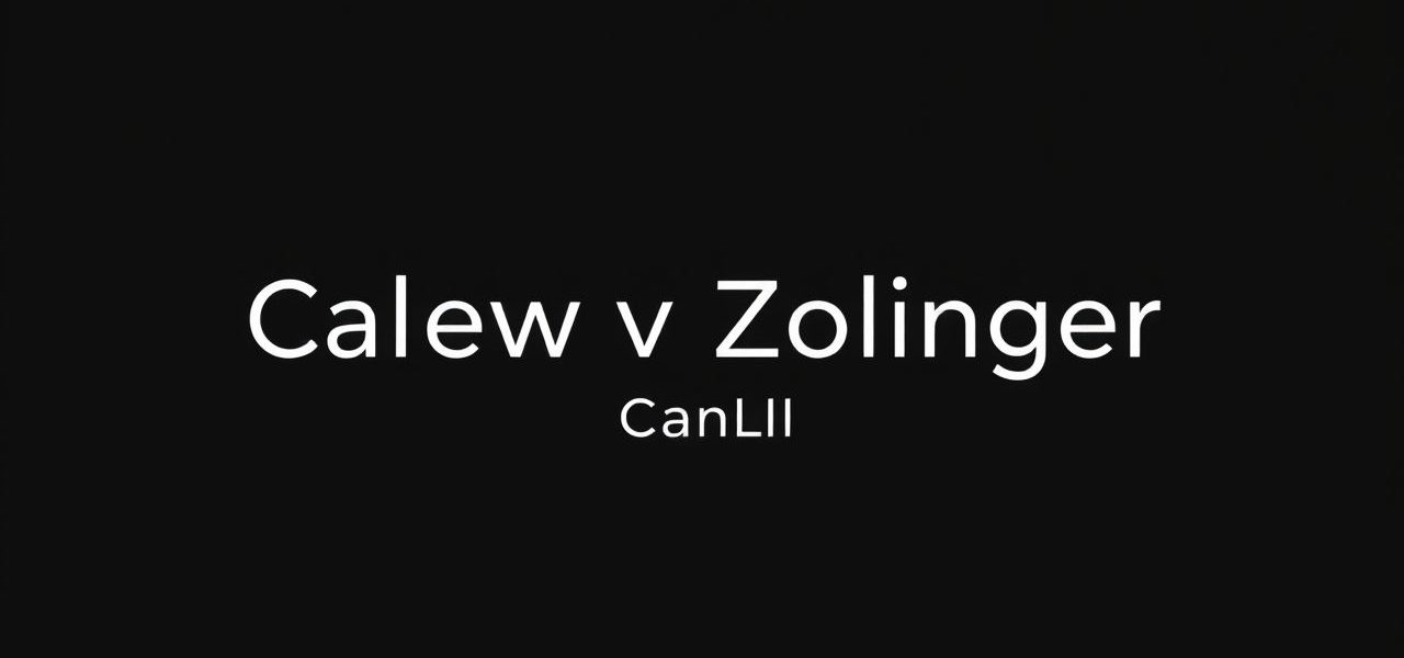 Callow v Zollinger CanLII