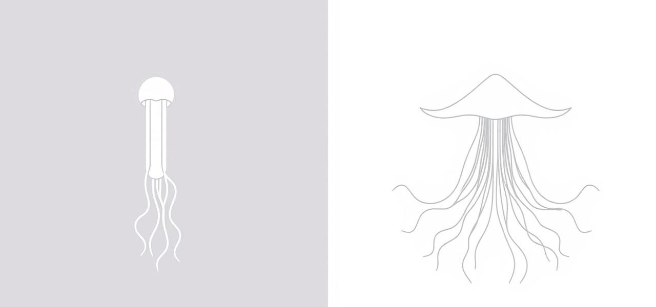 Cnidarian Polyp vs Medusa