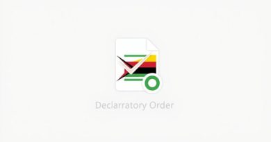 Declaratory Order in Zimbabwe