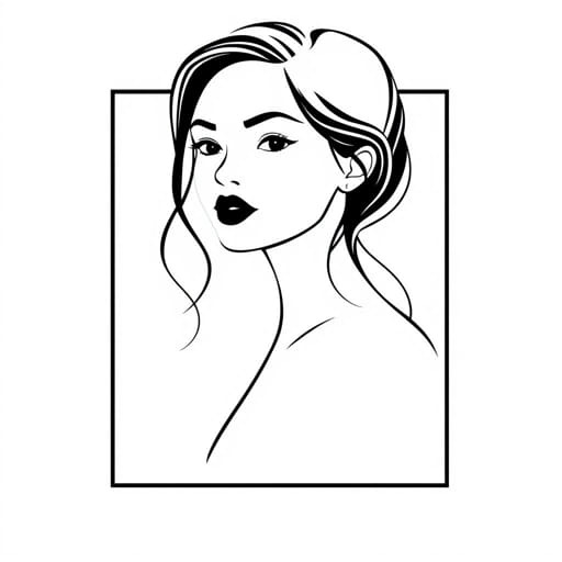 Dziewczyna w Ramie Obrazu