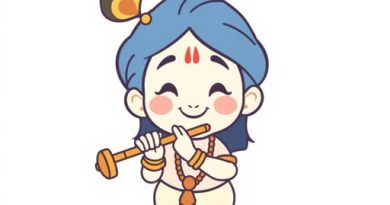 Easy Krishna Drawing for Kids