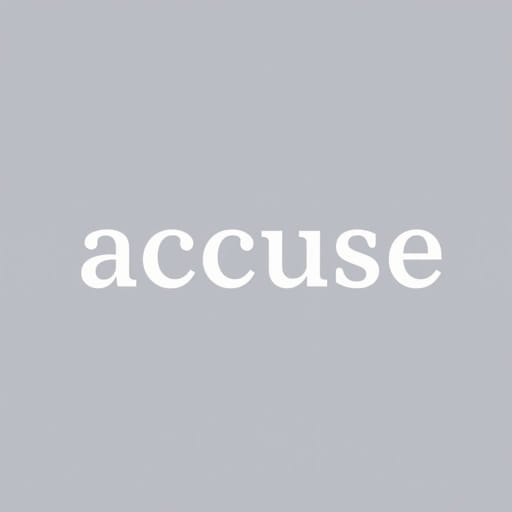 English Meaning of Accuse