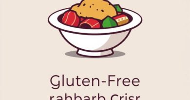 Gluten Free Rhubarb Crisp