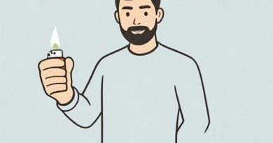 Guy Grabbing Lighter Fast