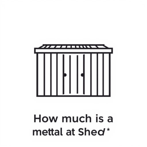 how much is a metal shed