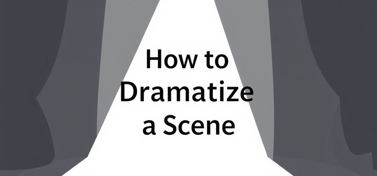 How to Dramatize a Scene