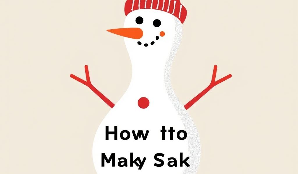 How to Make Sock Snowmen
