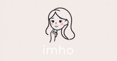 IMHO Meaning from a Girl