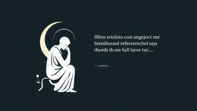 Lucretius Quotes on Death